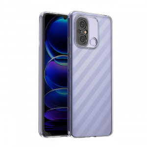 Тънък силиконов гръб 0.5mm - Xiaomi Poco C55 / Redmi 12C прозрачен - Img 1