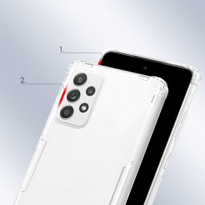 Ултратънък гръб с подсилени ръбове NILLKIN Nature - Samsung Galaxy A72 прозрачен - Img 11