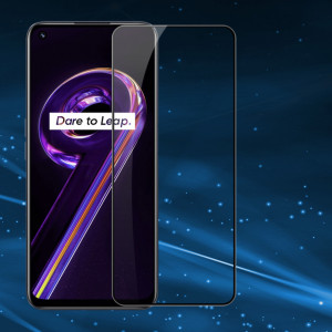 Ултратънък 0.2mm 9H закален стъклен протектор NILLKIN Amazing CP+Pro - Realme 9 5G / 9 Pro с черна рамка - Img 8
