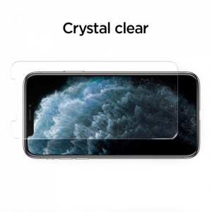 2 бр. закален стъклен протектор SPIGEN Align Master TR Slim с инструмент за поставяне - iPhone 11 / XR - Img 10
