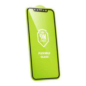 5D Full Glue гъвкав протектор с пълно покритие BESTSUIT Flexible - Huawei P20 lite с черна рамка - Img 3