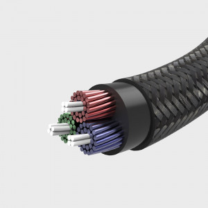 90° аудио кабел UGREEN жак 3.5mm 1.5m (AV112) син - Img 11