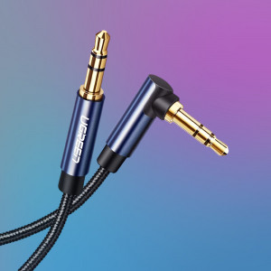 90° аудио кабел UGREEN жак 3.5mm 1m син (AV112) - Img 20