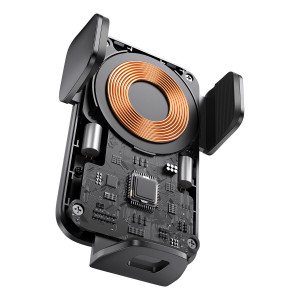 Baseus Wisdom induction charger car phone holder on the grill черен (CGZX000001) - Img 10