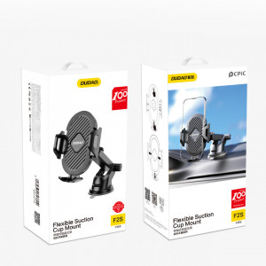 Dudao Telescopic Gravity Car Windshield Mount Holder черен (new F2S черен) - Img 5
