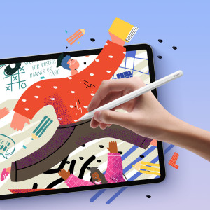 Активна писалка за iPad BASEUS Smooth Writing 2 (SXBC060002) бяла - Img 2