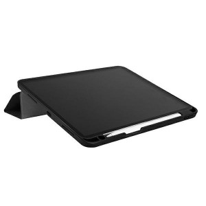 Антибактериален калъф тип книга с място за стилус UNIQ Transforma - iPad Pro 12.9" (5th gen 2021) / Pro 12.9" (6th gen 2022) ebony black - Img 2