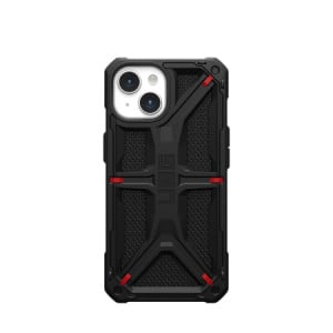 Армиран гръб UAG Monarch - iPhone 15 черен кевлар - Img 1