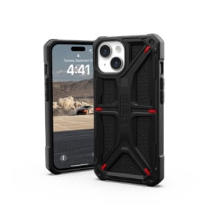 Армиран гръб UAG Monarch - iPhone 15 черен кевлар - Img 5