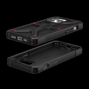 Армиран гръб UAG Monarch - iPhone 15 Pro Max черен кевлар - Img 4