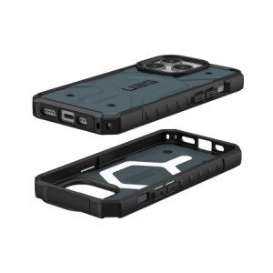 Армиран гръб UAG Pathfinder MagSafe - iPhone 15 Pro cloud blue - Img 6