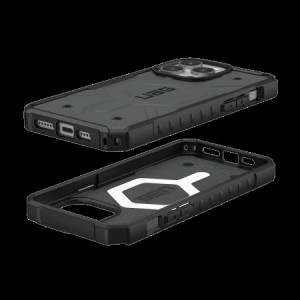 Армиран гръб UAG Pathfinder MagSafe - iPhone 15 Pro Max silver - Img 4