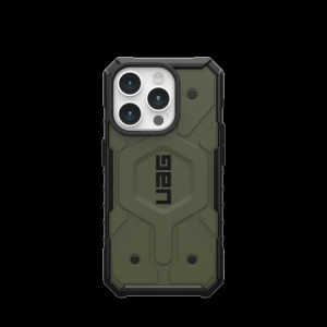 Армиран гръб UAG Pathfinder MagSafe - iPhone 15 Pro olive - Img 2