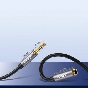 Аудио удължител UGREEN жак 3.5mm 1m (10592) сребърен - Img 10