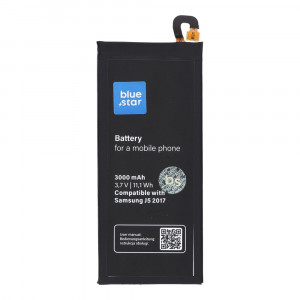 Батерия Blue Star Premium - Samsung Galaxy A5 (2017) / J5 (2017) 3000mAh Li-Ion черна - Img 1