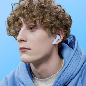 Безжични bluetooth слушалки ACEFAST T6 TWS светлосин - Img 2