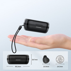 Безжични bluetooth слушалки JOYROOM TWS 5.1 300mAh (JR-TL1 Pro) черен - Img 4