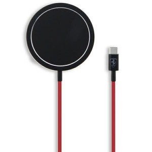Безжично MagSafe зарядно FERRARI FECBMSMENK 15W черно - Img 3