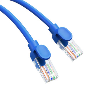 Бърз интернет кабел BASEUS High Speed cat.6 RJ45 1000Mb/s 5m син - Img 6