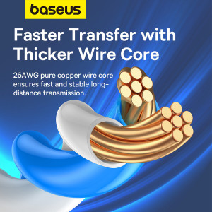 Бърз интернет кабел BASEUS High Speed cat.6 RJ45 1000Mb/s 5m син - Img 16