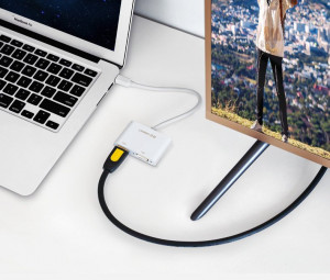Видео адаптер UGREEN mini DisplayPort към HDMI / VGA 4K, 30Hz, Full HD 1080p (MD108 10439) черен - Img 8