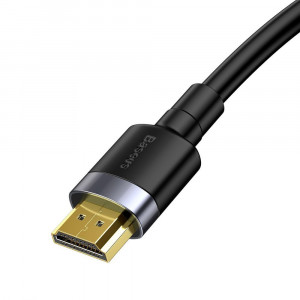 Видео кабел BASEUS Cafule HDMI 2.0 4K 60 Hz 3D 18 Gb/s 3 m черен (CADKLF-G01) - Img 2
