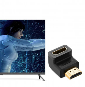 Видео удължител UGREEN HDMI (мъжко) към HDMI (женско) черен (HD112) - Img 2