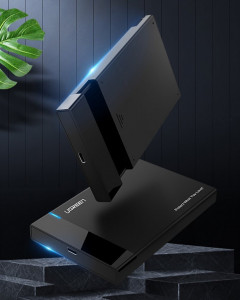 Външна адаптерна кутия Ugreen за HDD SSD 2.5'' SATA USB 3.2 Gen 1 5Gbps micro USB SuperSpeed + кабел 0.5m (US22 5G1 30848) черен - Img 4