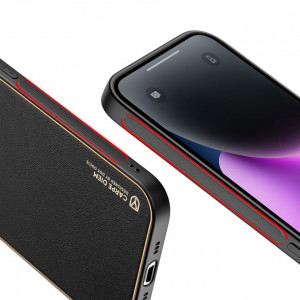 Гръб от еко кожа DUX DUCIS Yolo - iPhone 14 черен - Img 8
