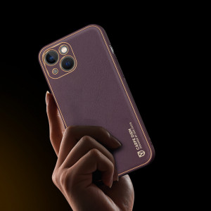 Гръб от еко кожа DUX DUCIS Yolo - iPhone 14 Plus лилав - Img 9