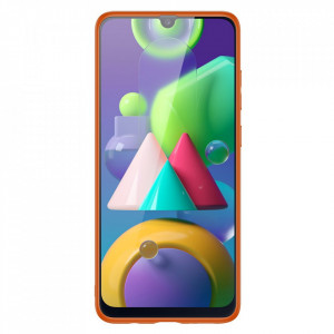 Гръб от еко кожа DUX DUCIS Yolo - Samsung Galaxy M30s оранжев - Img 2