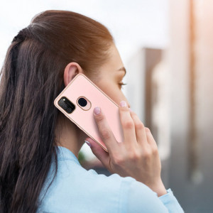 Гръб от еко кожа DUX DUCIS Yolo - Samsung Galaxy M30s розов - Img 12
