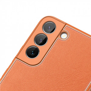 Гръб от еко кожа DUX DUCIS Yolo - Samsung Galaxy S22+ оранжев - Img 6