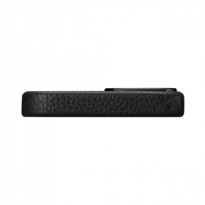 Гръб от естествена кожа iCARER Litchi Premium MagSafe - iPhone 14 черен - Img 4