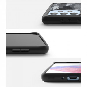 Гръб с гел рамка RINGKE Fusion Matte - Samsung Galaxy A73 5G черен - Img 4