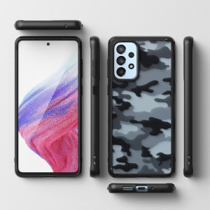 Гръб с гел рамка RINGKE Fusion Matte - Samsung Galaxy A73 5G черен - Img 8