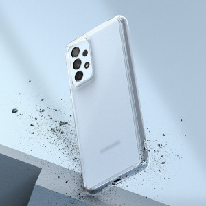 Гръб с гел рамка RINGKE Fusion Matte - Samsung Galaxy A73 5G полупрозрачен - Img 5