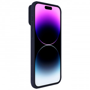 Гръб с подвижно покритие за камерата NILLKIN CamShield Pro с вграден магнит - iPhone 15 Pro Max лилав - Img 4