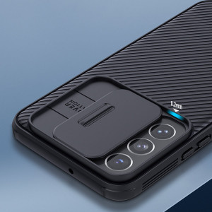 Гръб с подвижно покритие за камерата NILLKIN CamShield Pro - Samsung Galaxy S22+ син - Img 8