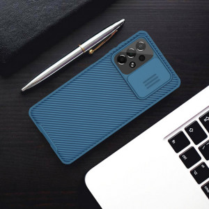 Гръб с подвижно покритие за камерата NILLKIN CamShield Pro - Samsung Galaxy A73 5G черен - Img 10