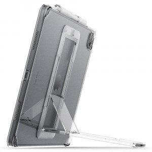 Гръб с подсилени ръбове и място за стилус SPIGEN Airskin Hybrid S - iPad Pro 12.9" (5th gen 2021) / Pro 12.9" (6th gen 2022) Crystal Clear - Img 7