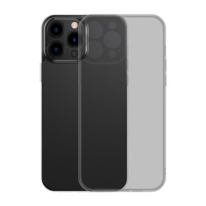 Гръб BASEUS Frosted Glass - iPhone 13 Pro черен - Img 1