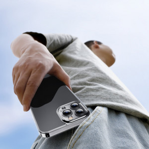 Гръб BASEUS Frosted Glass - iPhone 13 Pro Max прозрачен - Img 13