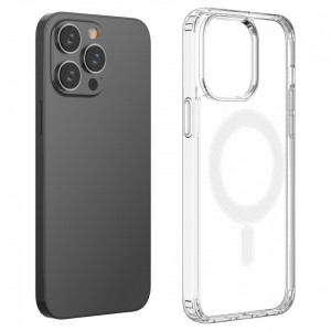 Гръб Clear Magnetic MagSafe - iPhone 14 Pro Max прозрачен - Img 8
