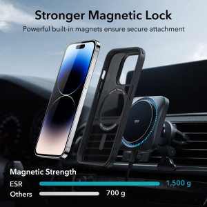 Гръб ESR Classic Hybrid MagSafe - iPhone 14 Pro черен - Img 3
