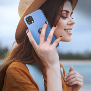 Гръб FORCELL Silicone - Samsung Galaxy S21+ 5G син - Img 9
