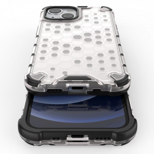 Гръб Honeycomb Armor със силиконов бъмпер - iPhone 13 mini син - Img 10