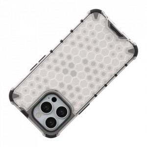 Гръб Honeycomb Armor със силиконов бъмпер - iPhone 13 Pro зелен - Img 7