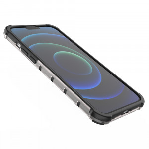 Гръб Honeycomb Armor със силиконов бъмпер - iPhone 13 Pro Max син - Img 11