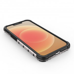 Гръб Honeycomb Armor със силиконов бъмпер - iPhone 14 прозрачен - Img 14